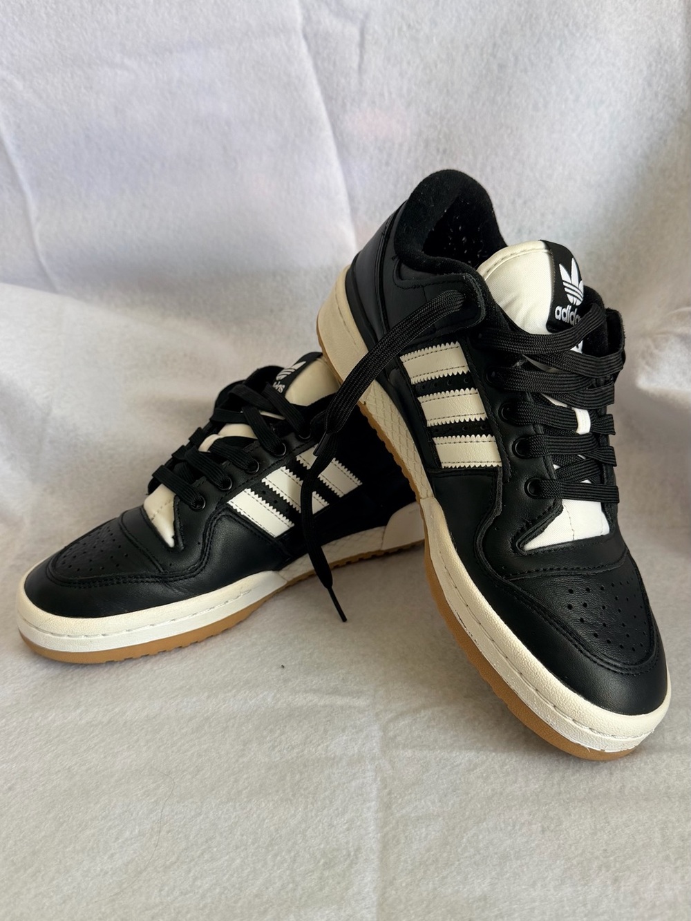 Adidas Forum Lows Black, White & Gum Low-Top Sneakers
